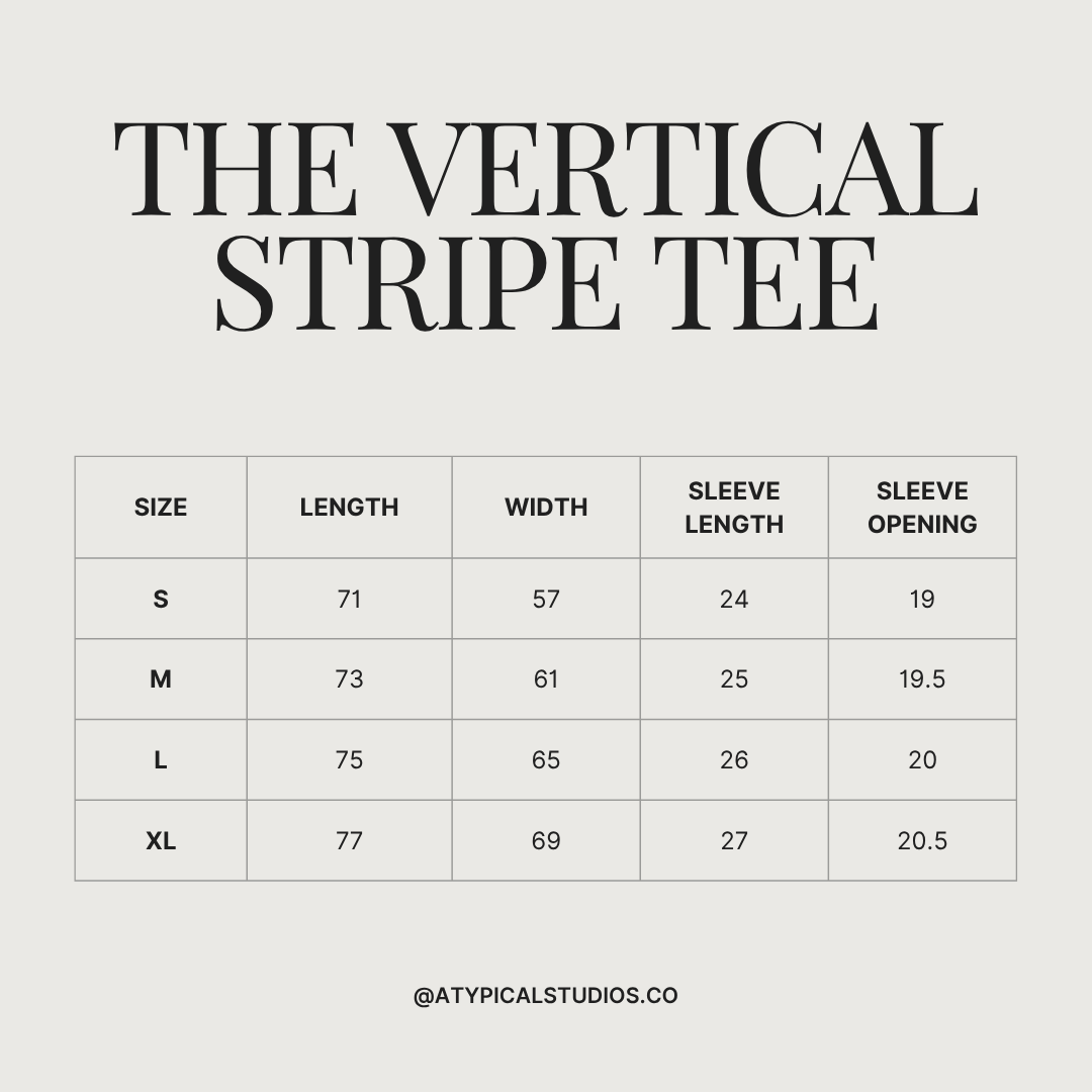 The Vertical Stripe Tee - Brisa
