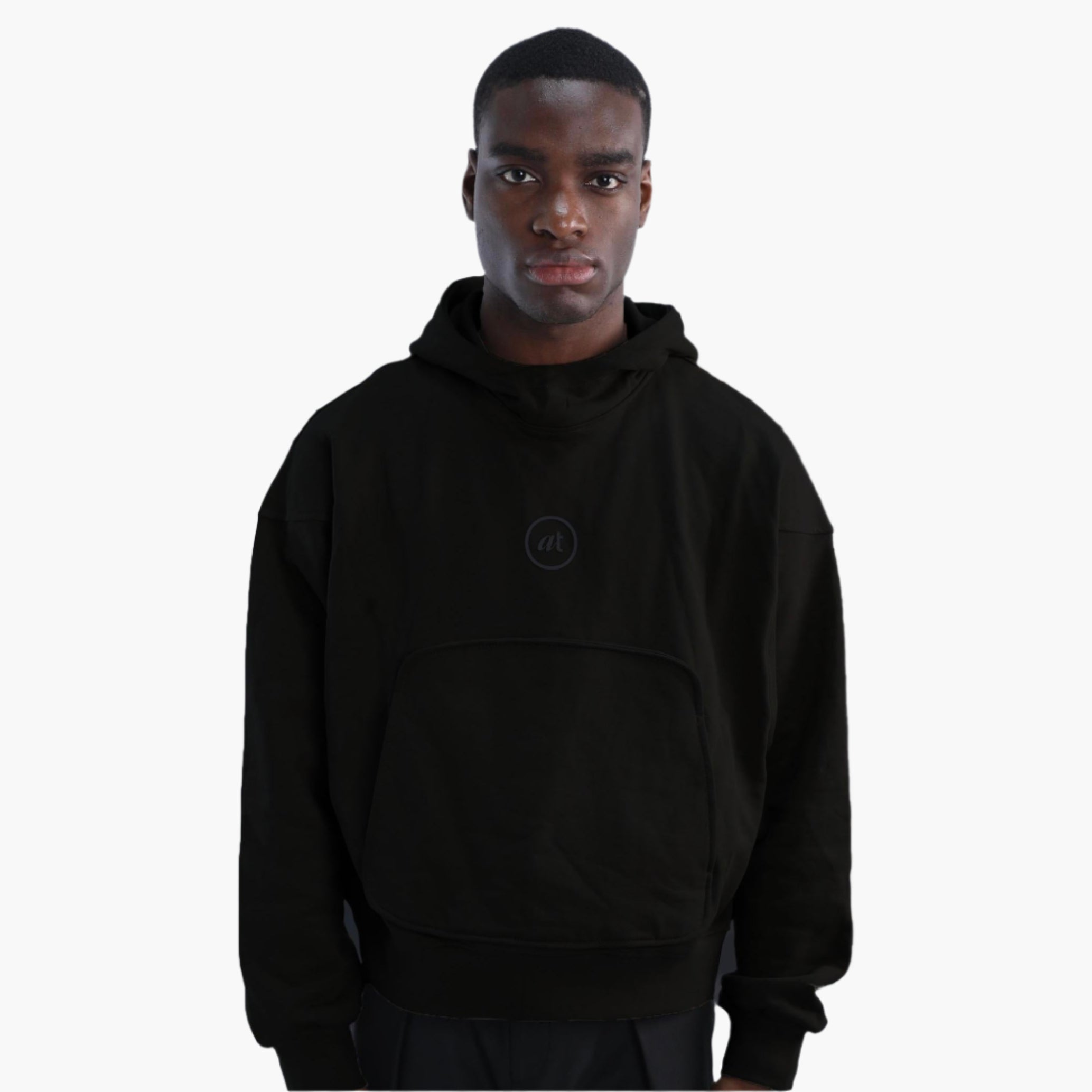 Black Seamline Hoodie