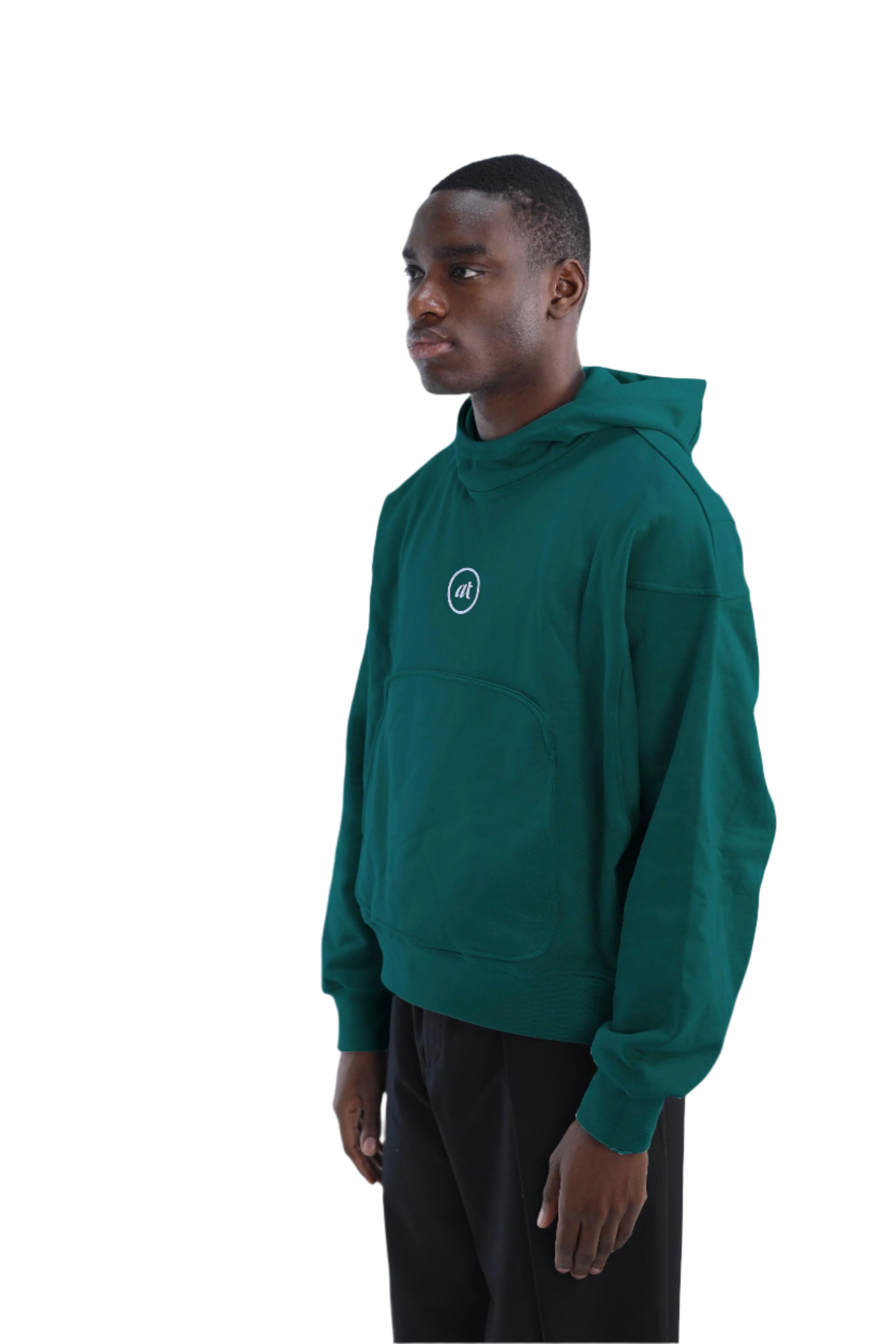 Green Seamline Hoodie