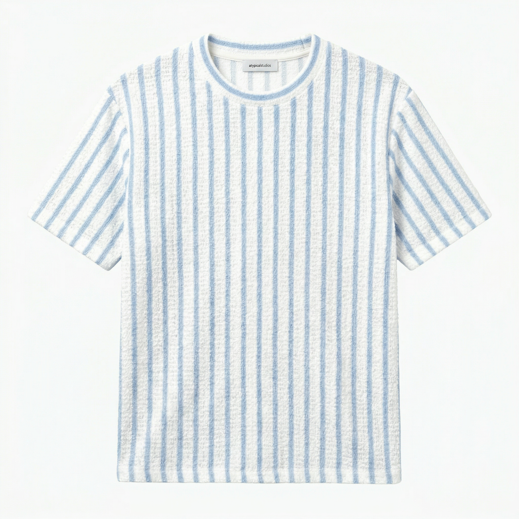 The Breeze Stripe T-shirt - Cloud Blue