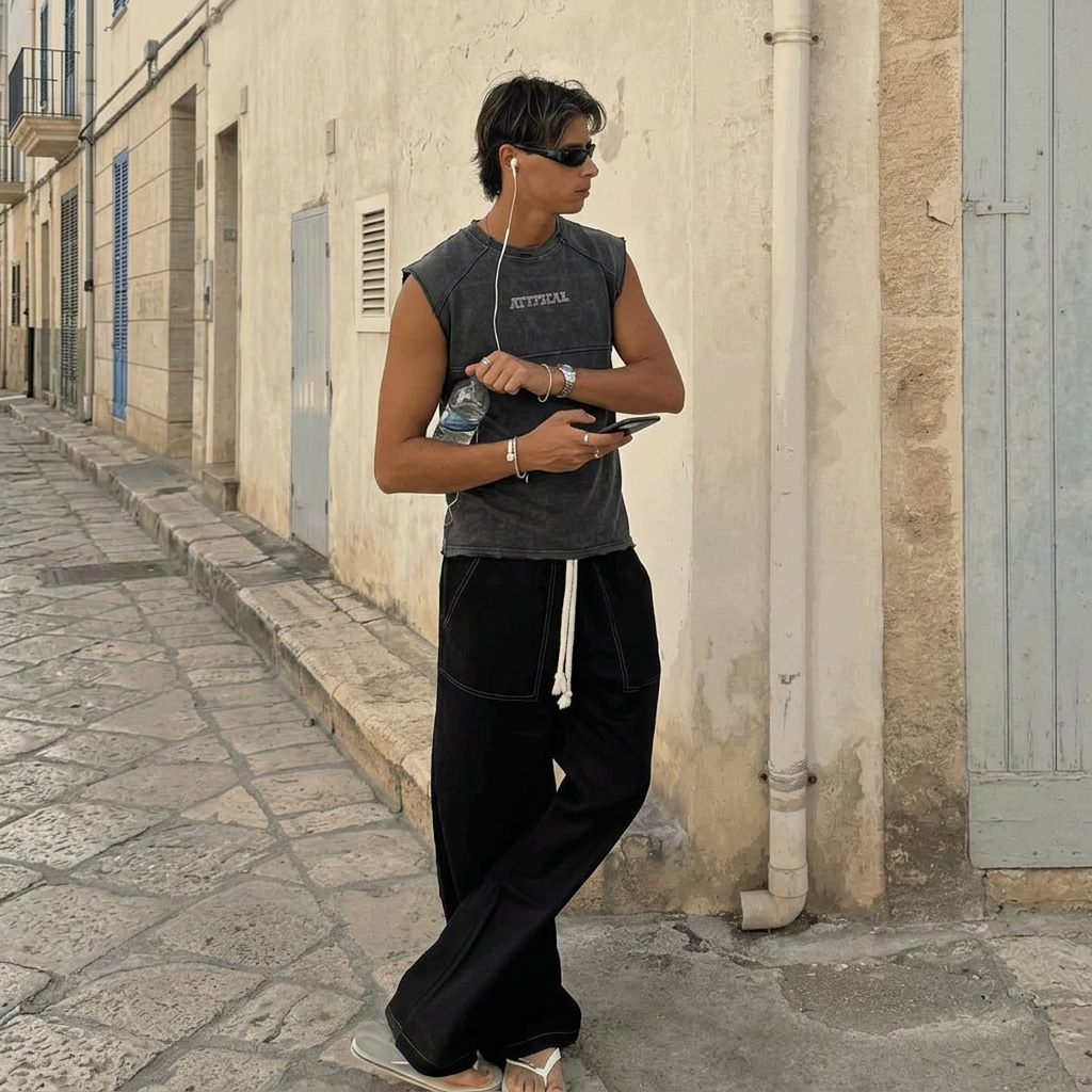 Capa Tank – Washed Negro