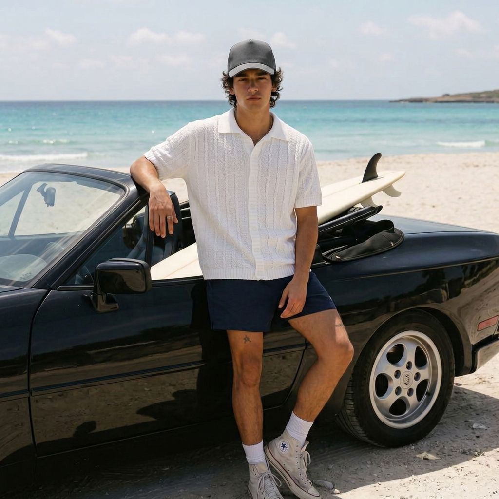 "Knitcode" The Signature Shirt - Blanco